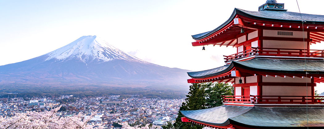 富士山と日本建築｜ロシアにおける日本年